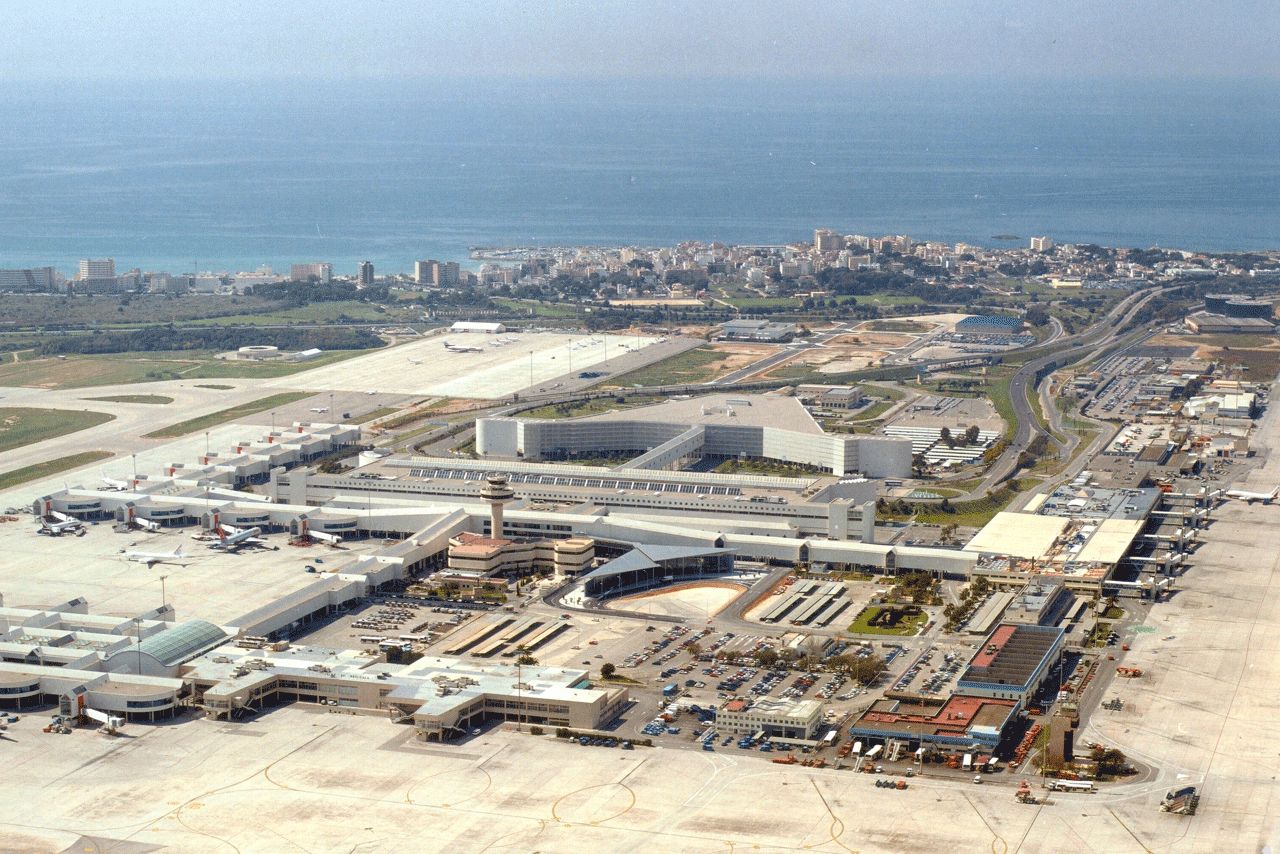 Vista Aérea Aeropuerto Mallorca